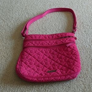 Vera Bradley Fuchsia Hidden Mickey Bag
